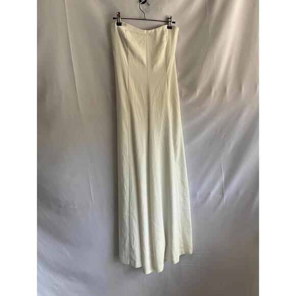 Rosetta Getty x RTR Strapless Jumpsuit White Size 0 - Picture 4 of 6